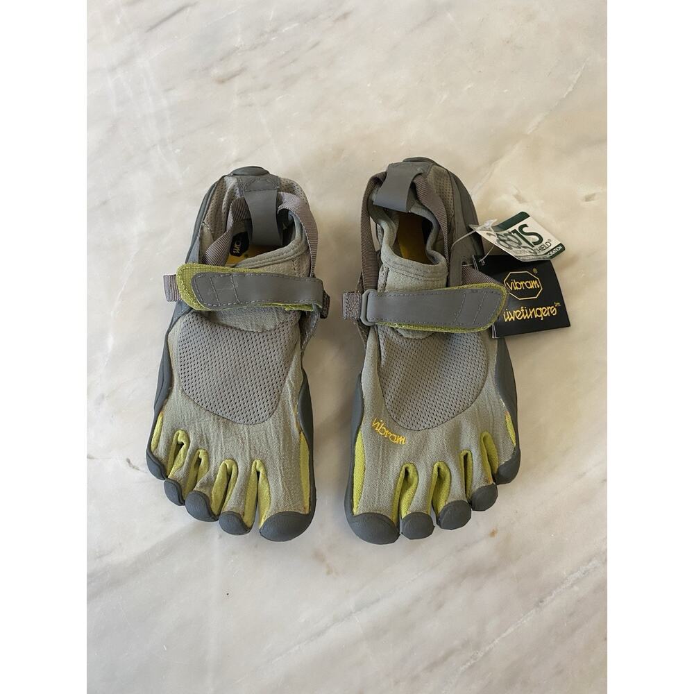 new Vibram FiveFingers KSO W145 Shoes Women's Size 6.5 W37 gray green
